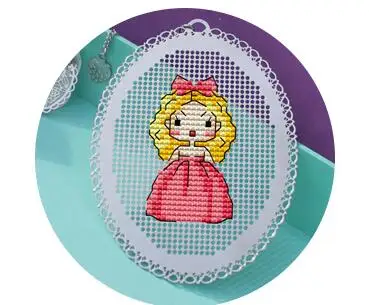TT Girls DIY ремесло Стич вышивки крестом металлическая Закладка серебро Золотой Рукоделие Вышивка ремесла счетный крест-строчка Kit-6TH - Цвет: Шоколад