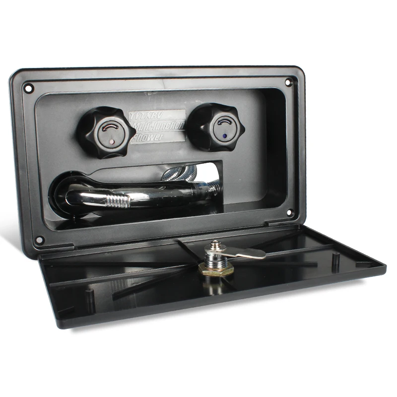 

Factroy RV Exterior Shower Box Kit with Lock Boat Marine Camper Motorhome Caravan Accessories