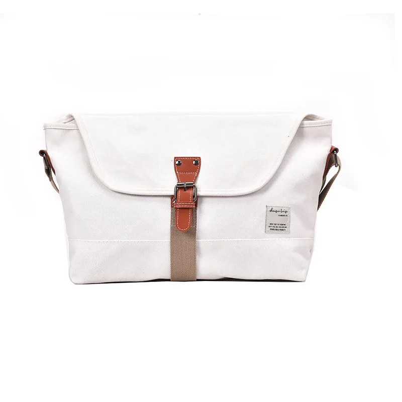 

Single-shoulder Canvas Bag Women's Solid Color 2020 Spring New Style Fashion Large Capacity Tote Bag WOMEN'S Cross-body Bag