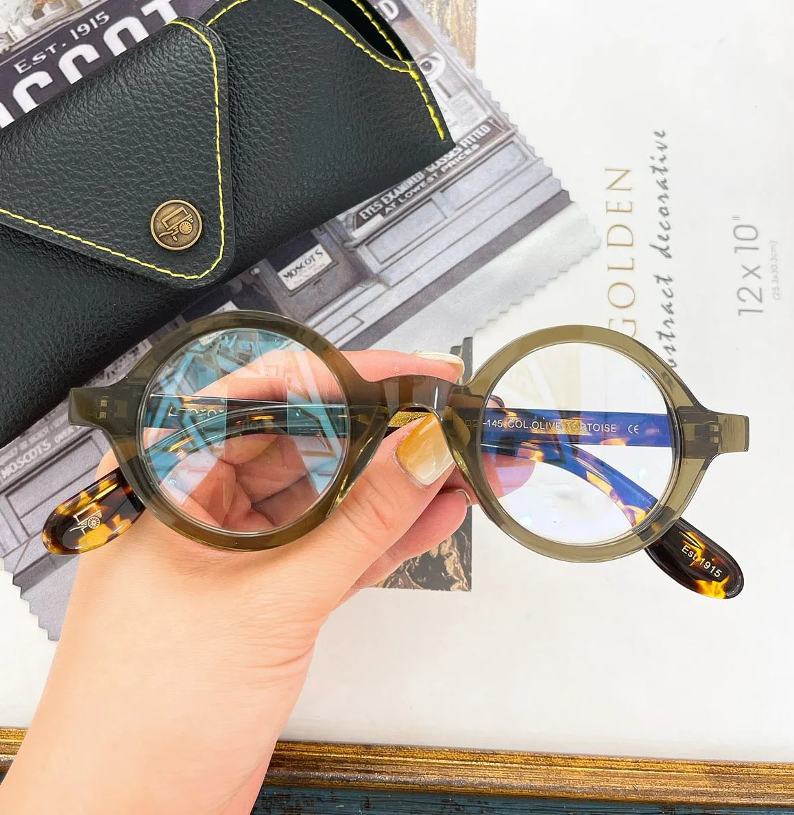 

Круглые очки ZOLMAN 42 мм, высококачественные очки SPEIKO с оригинальным логотипом, очки Нью-Йорк, линзы для близорукости на заказ с блокировкой си...