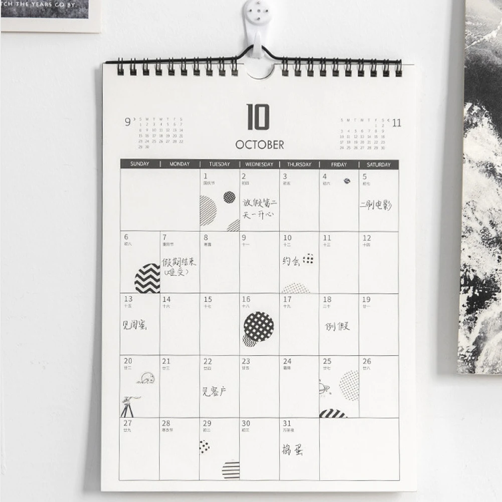 2020 Calendary Memorandum Workpad Schedule Paper Office Wall Calendar School Home Supplies Calendars | Канцтовары для офиса и