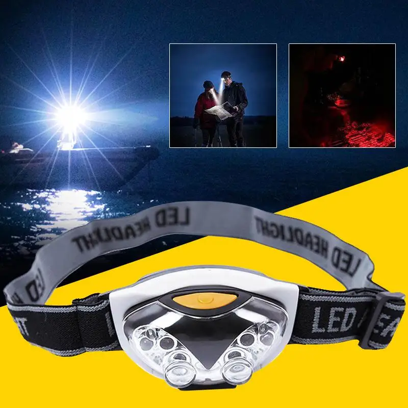 

Headlamp 3.0modes Running Bicycle Bike Camping Head Torch Lamp Headlight Red Light Sporting Goods Fishing Hiking