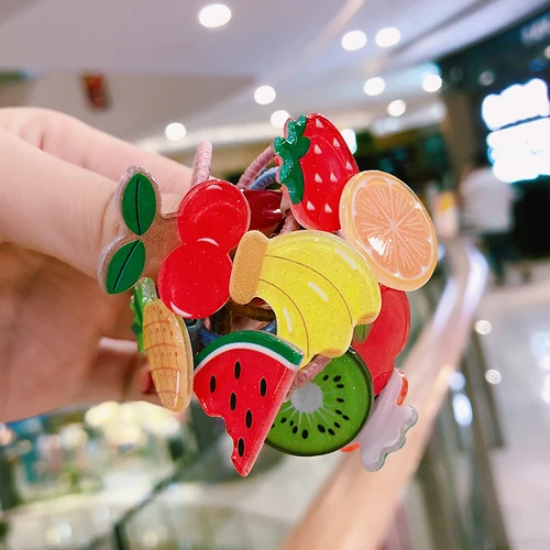 20 шт./компл. 3 см карамельные Детские аксессуары для волос Кристальные милые