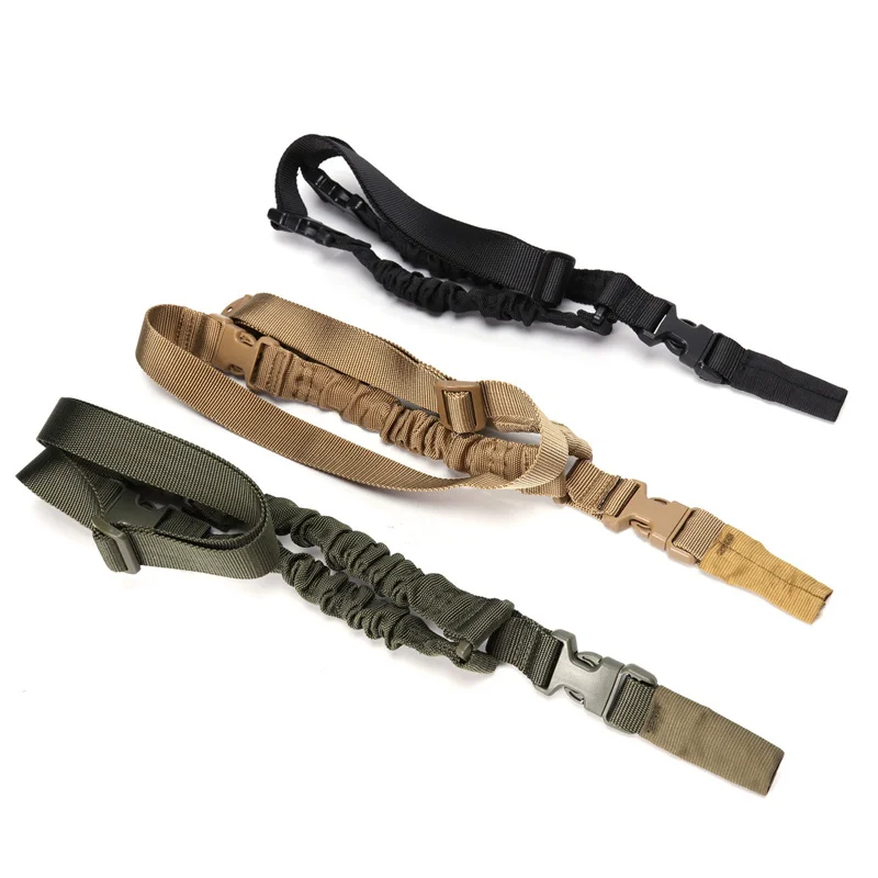 

Military Tactical Gun Sling Single Point Quick Release Rifle Shoulder Belt Hunting Airsoft Strap Equipment Tool Adjustable