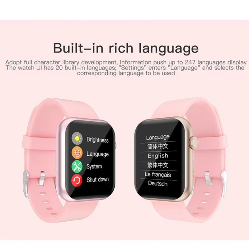 Новый P9 R3L P8 Смарт часы для мужчин и женщин полный Smartwatch встроенный игровой IP67