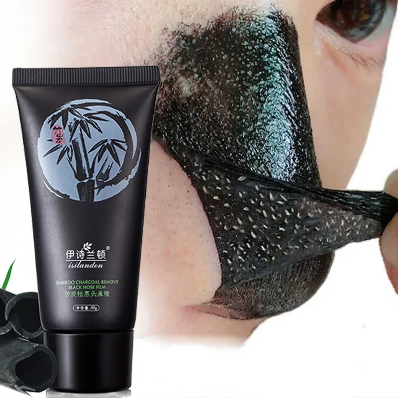 

Remove blackheads bamboo charcoal mask blemishes pore contraction exfoliation facials acne nose to blackheads deep Skin Care