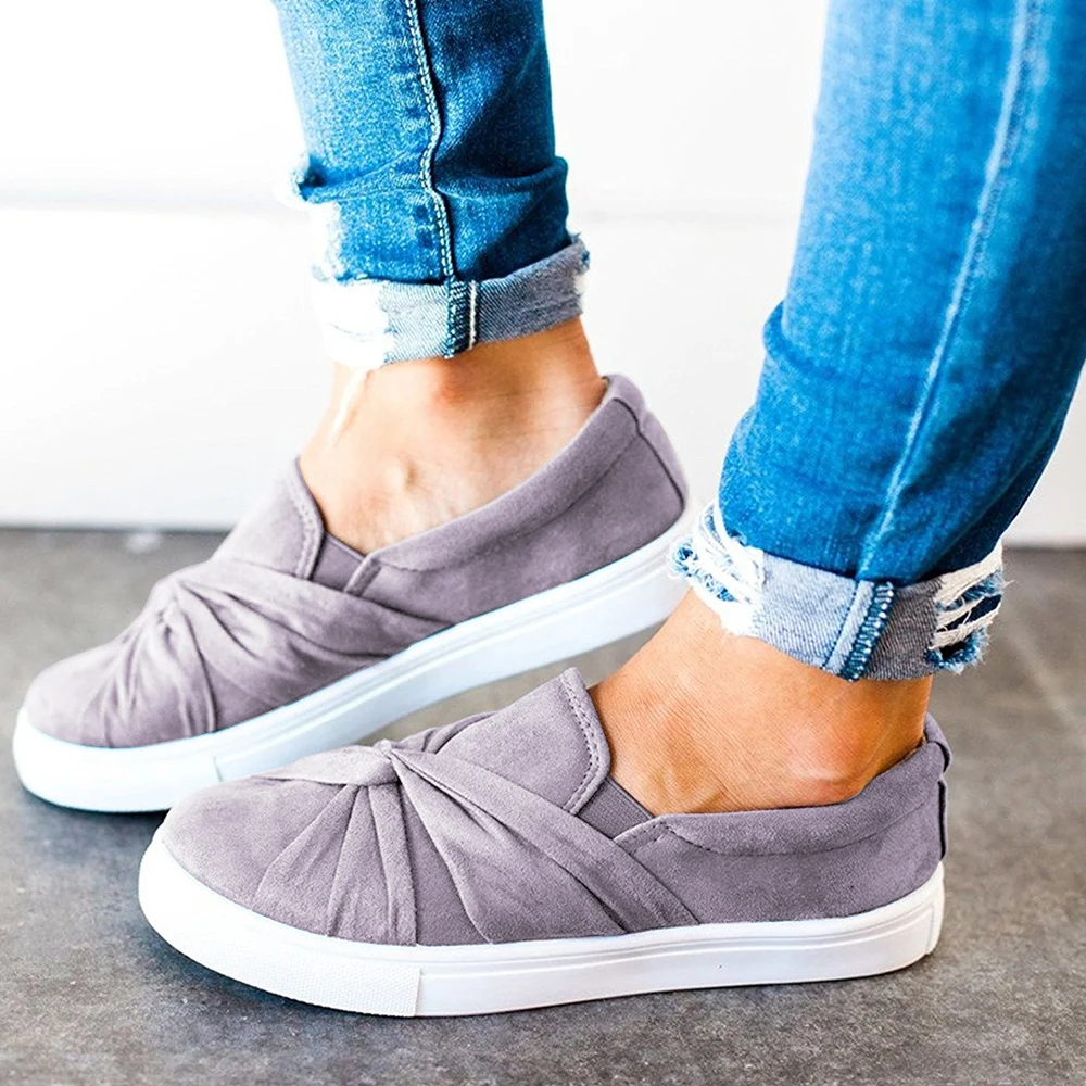 Женские туфли на плоской подошве Нескользящие матовые с бантом размеры 36-43 весна