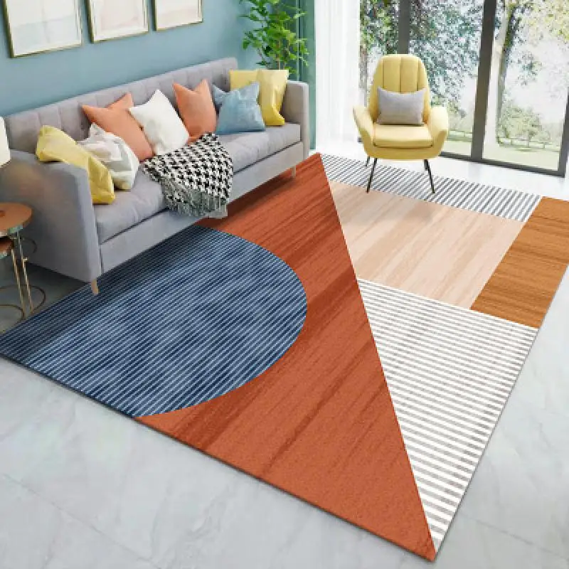 Новинка, напольный коврик для гостиной, офисный современный утолщенный простой ковер для спальни, напольный коврик, коврик
