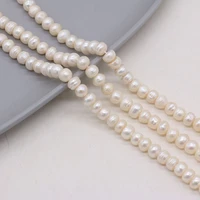 top natural freshwater pearl abacus beads spacer loose pearls bead for jewelry making diy charm bracelet necklace accessories