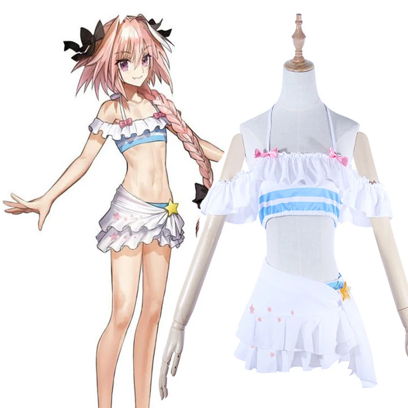 Женский костюм для косплея Astolfo вечерние костюмы на Хэллоуин карнавальный