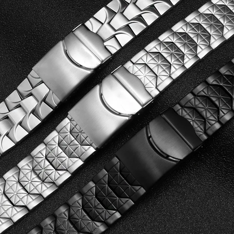 Ремешок для часов из нержавеющей стали ремешок YAS109 YIS401G серебристый аксессуар