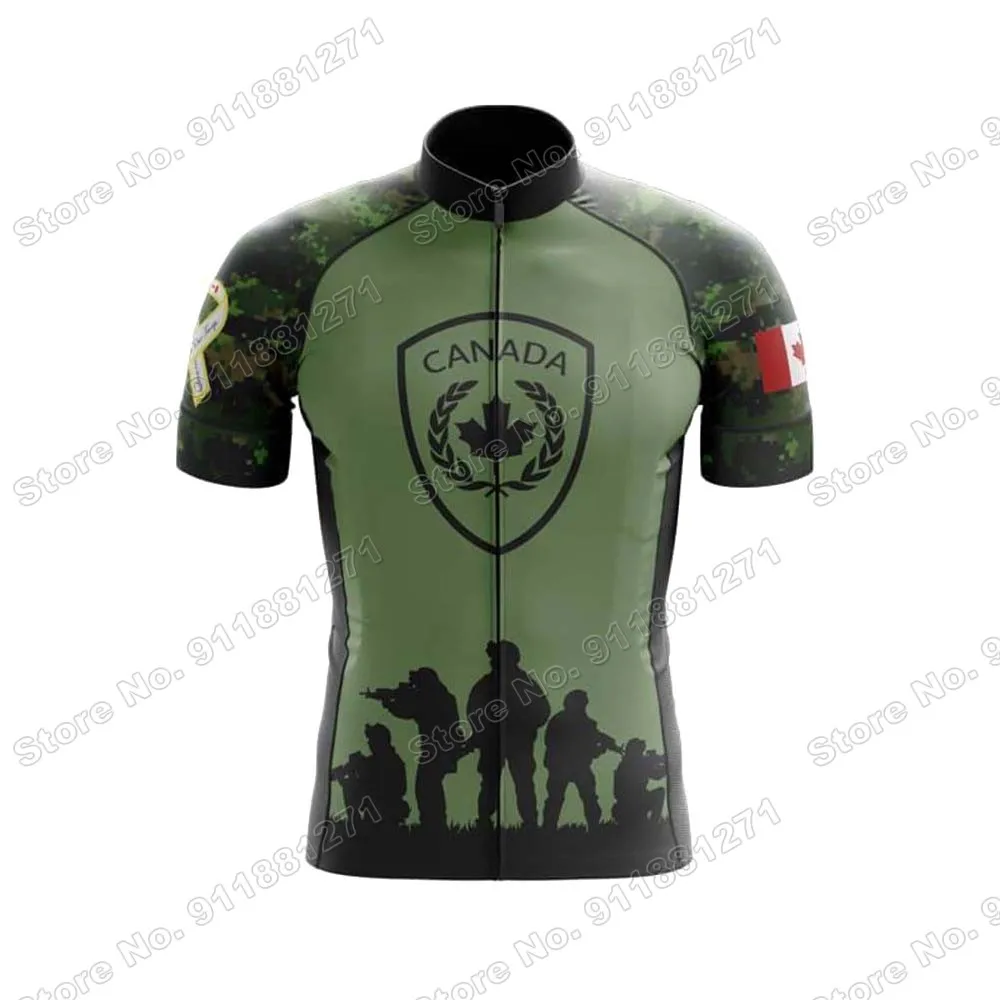 Майо 2021 футболка для велоспорта армии Канады мужская летняя одежда с коротким