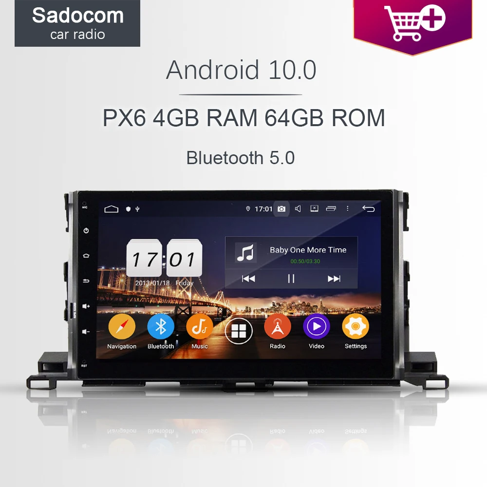 Автомагнитола PX6 TDA7851 2 din Android 10 1 4 Гб + 64 ГБ|Автомагнитолы| |