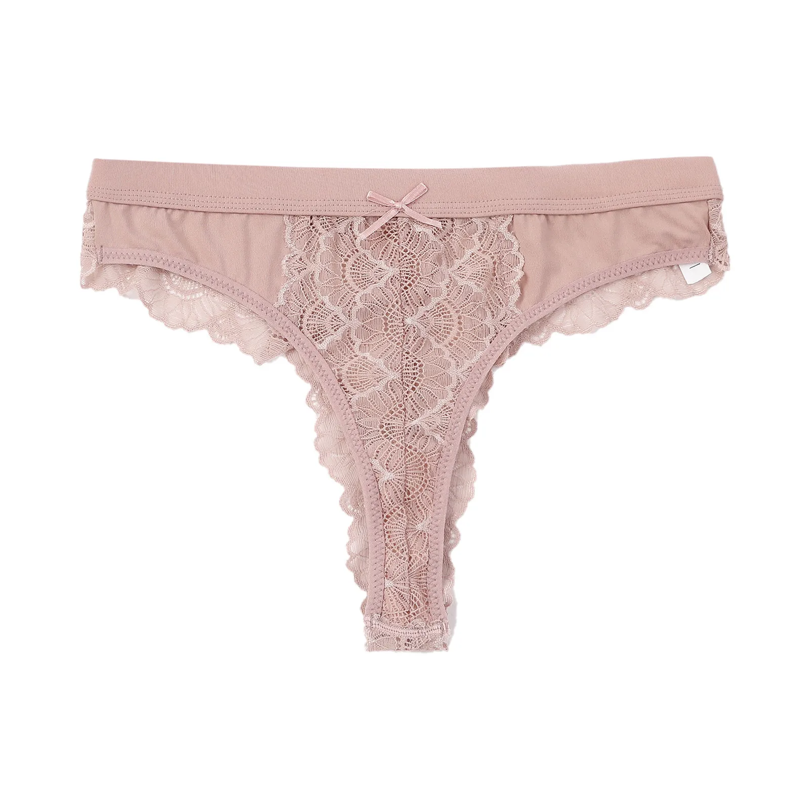 

Women Sexy Lace Lingerie See-Through Breathable Thongs Briefs Sexy Panties Mid Waist Comfortable Underwear Soft Thongs Ladies