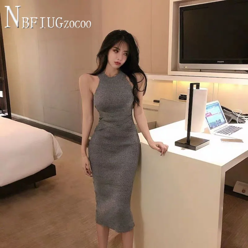 

Женское платье, Осенние облегающие вязаные сексуальные шикарные женские платья