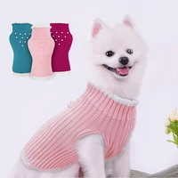 small dog clothes winter pet dogs cat sweater for chihuahua puppy dog clothing outfit pets sweater pug clothes with pearl