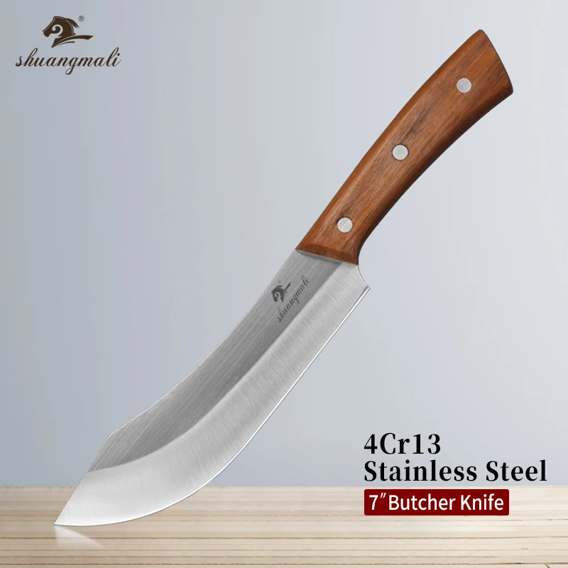 Нож мясника для домашнего приготовления кухонный резец из нержавеющей стали 4Cr13