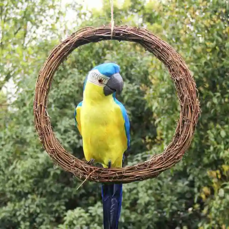 Пасхальный декоративный венок домашний декор натуральный из ротанга пасхальные