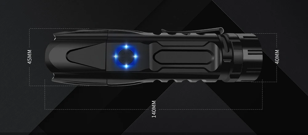 Супер яркий светодиодный тактический фонарь высокой мощности XHP50/70,2/90, охотничий фонарь, USB зарядка, телескопическая лампа с зумом, аккумулятор 26650