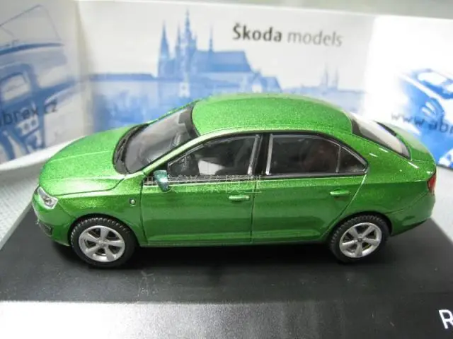 ABREX 1/43 масштаб SKODA RAPLD литой металлический автомобиль модель игрушки для коллекции, подарок, дети