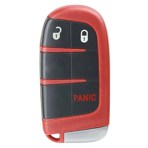 3 button Keyecu красный пульт дистанционного ключа корпус Fob ЗАМЕНА для Chrysler Jeep Dodge Challenger, Charger Dart Durango2011 2012 2013 - Количество кнопок: 3 button
