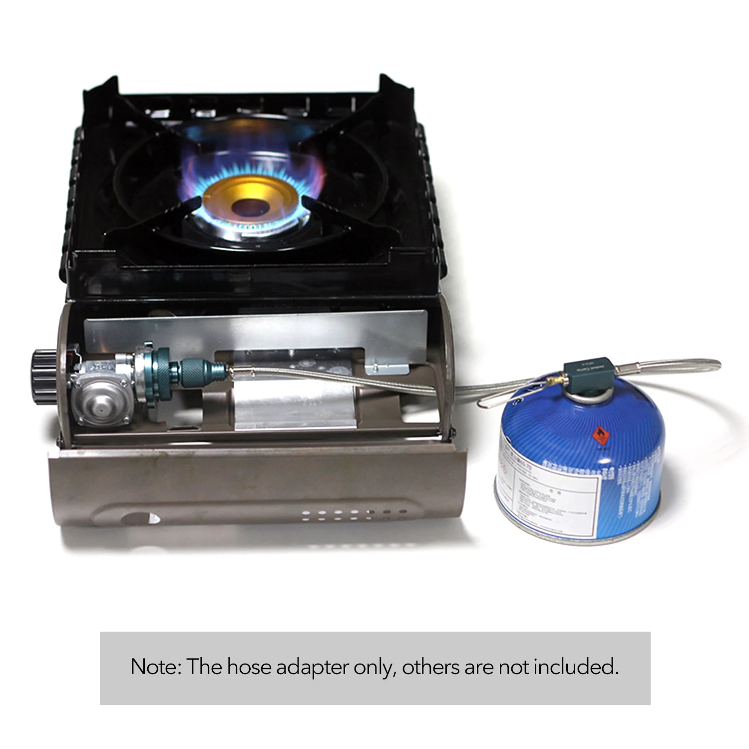 Адаптер для наружного кемпинга газовый бак плоский шланг адаптер пешего туризма