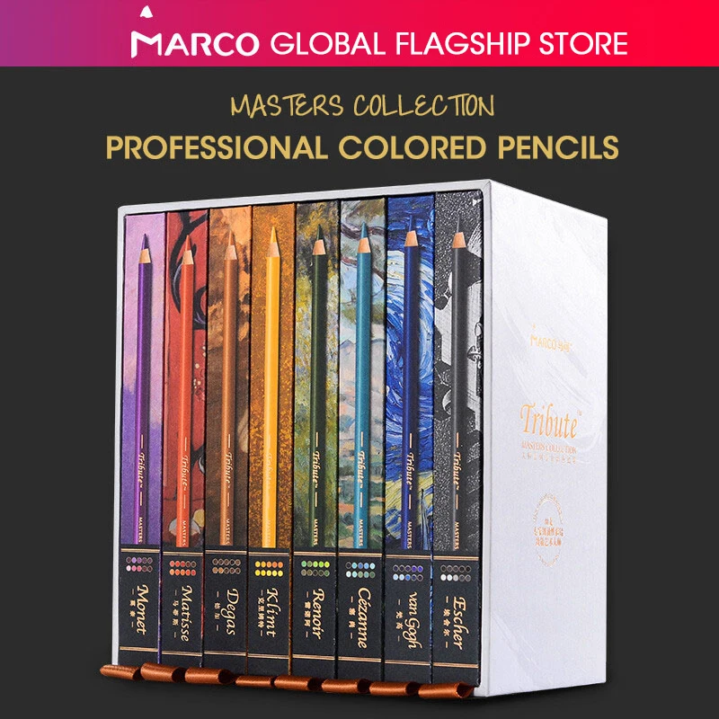 Marco 80/60 цветные карандаши для художников Профессиональные рисования в