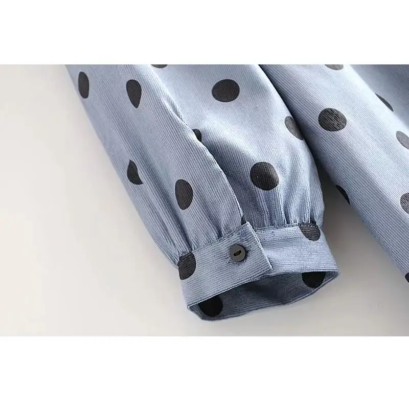 Женское мини-платье с длинным рукавом Осеннее синее платье из 2019 хлопка уличная