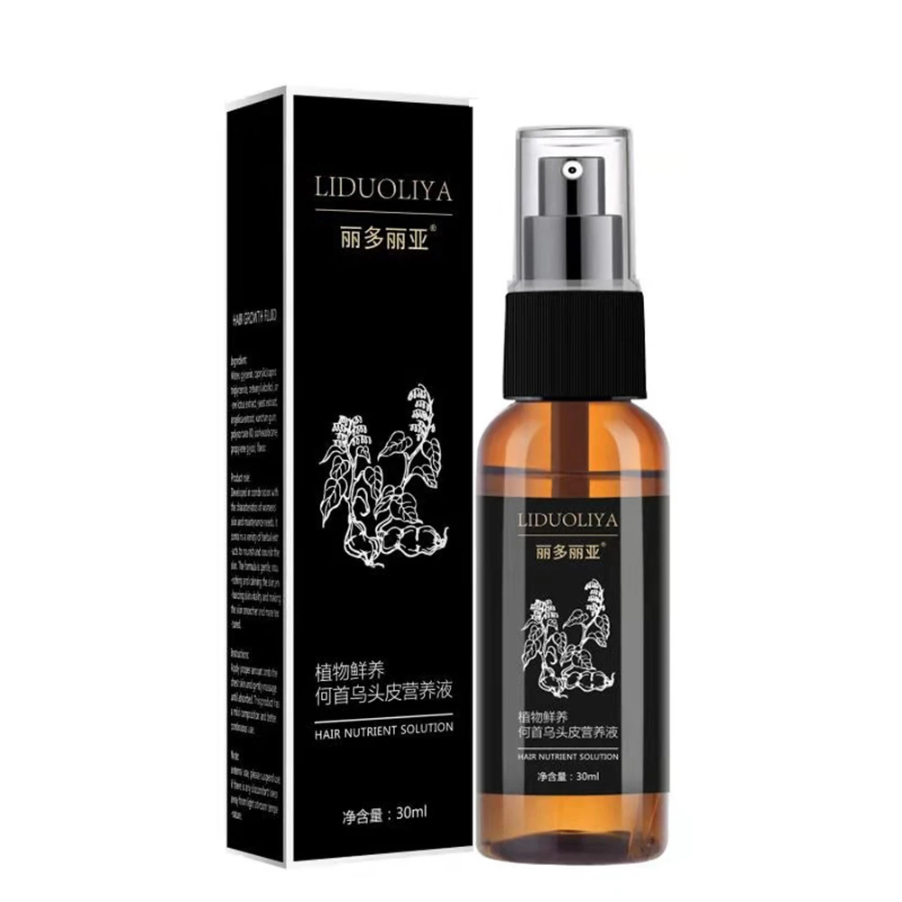 

Effective Hair Growth Essence Polygonum Multiflorum Extract Improves Restoration Hair Texture Loss Treatment Care Fast 30ml