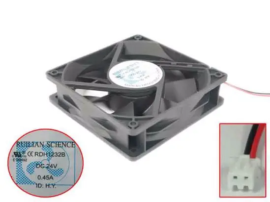 RUILIAN RDH1232B DC 24V 0.45A 120x120x32 мм 2 провод Сервер вентилятор охлаждения|Кулеры и системы