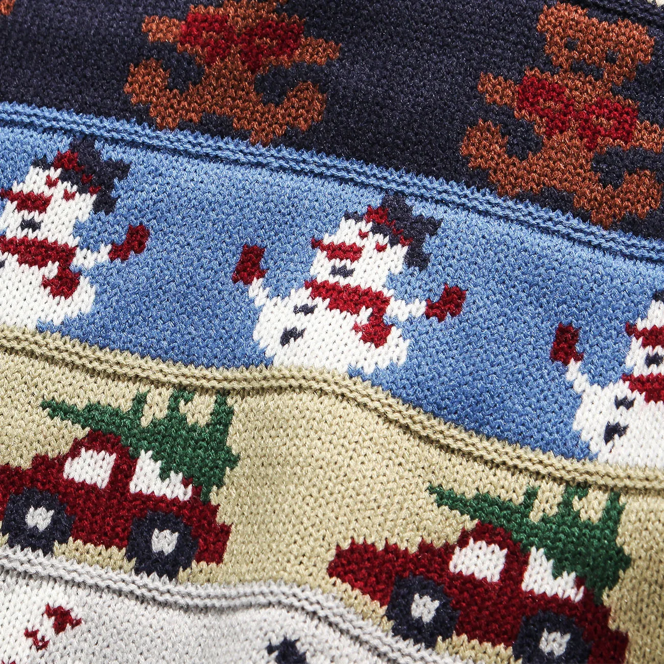 

Christmas Sweaters Women Mens Knitted Sweater Harajuku Christmas Elk Snowman Print Sweater Oversize Cotton Loose Pullover Unisex