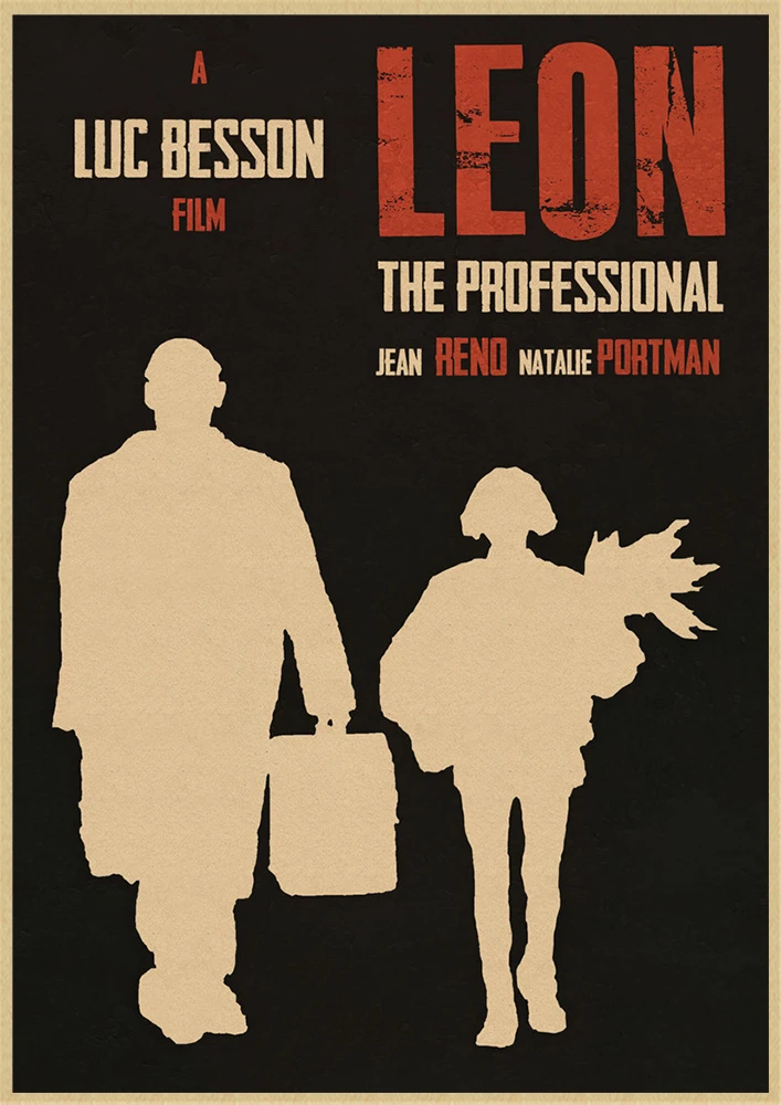 Настенные стикеры Leon профессиональный винтажный фотопостер Настенный декор