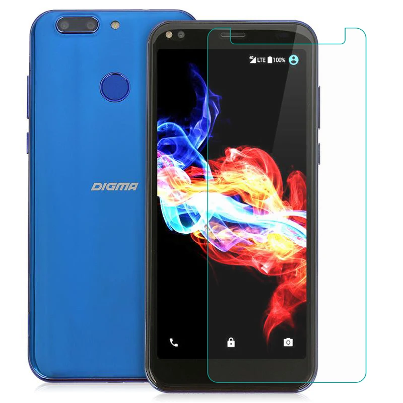 Защитное стекло закаленное 9H 2.5D для Digma LINX Rage 4G 2 шт.|Защитные стёкла и плёнки