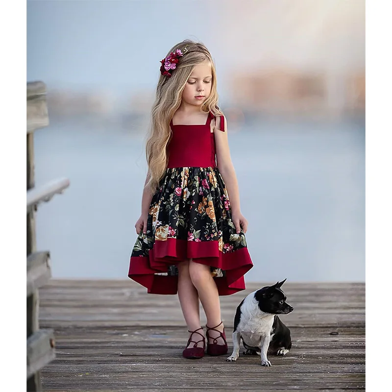 Платья для девочек летние платья коллекция 2019 года летняя одежда Детские платье |