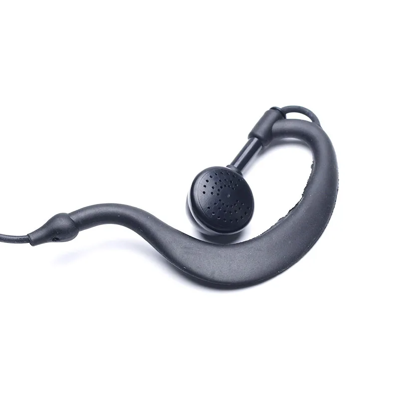 Curve Earpiece Headset Mic for Motorola XIR P8268 P8260 P8200 APX4000 APX2000 APX6000 XPR6300 MTP6550 Walkie Talkie Ear Hook