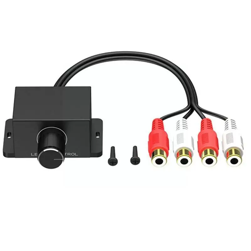Универсальный автомобильный усилитель звука бас RCA уровень удаленный