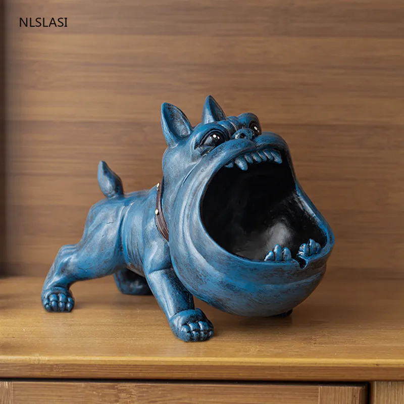 

Creativity Cute Dog Animal Resin Home Decor Household Cartoon Dog Ashtray Prevent Wind and Dust Change Small Storage Ashtray