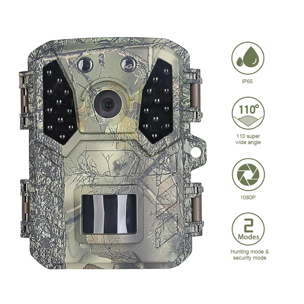 

Hunting Camera 20MP 1080P Motion Digital Infrared IP66 Waterproof 0.2S Trigger Speed Photo Traps