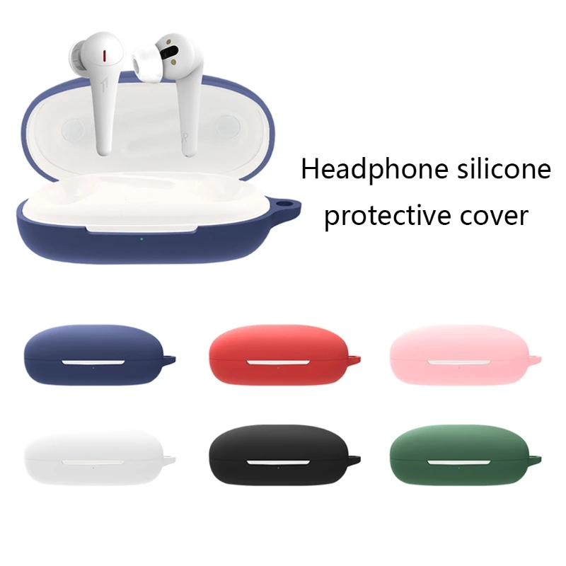 

Силиконовый чехол защитный чехол анти-осень наушники чехол for-1MORE ComfoBuds Pro Беспроводной Bluetooth наушники