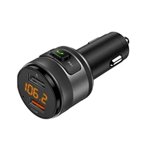 new product hot sale ugreen bluetooth fm transmitter fast 3 0 car charger bluetooth 4 2 radio adapter dual usb fast car charger