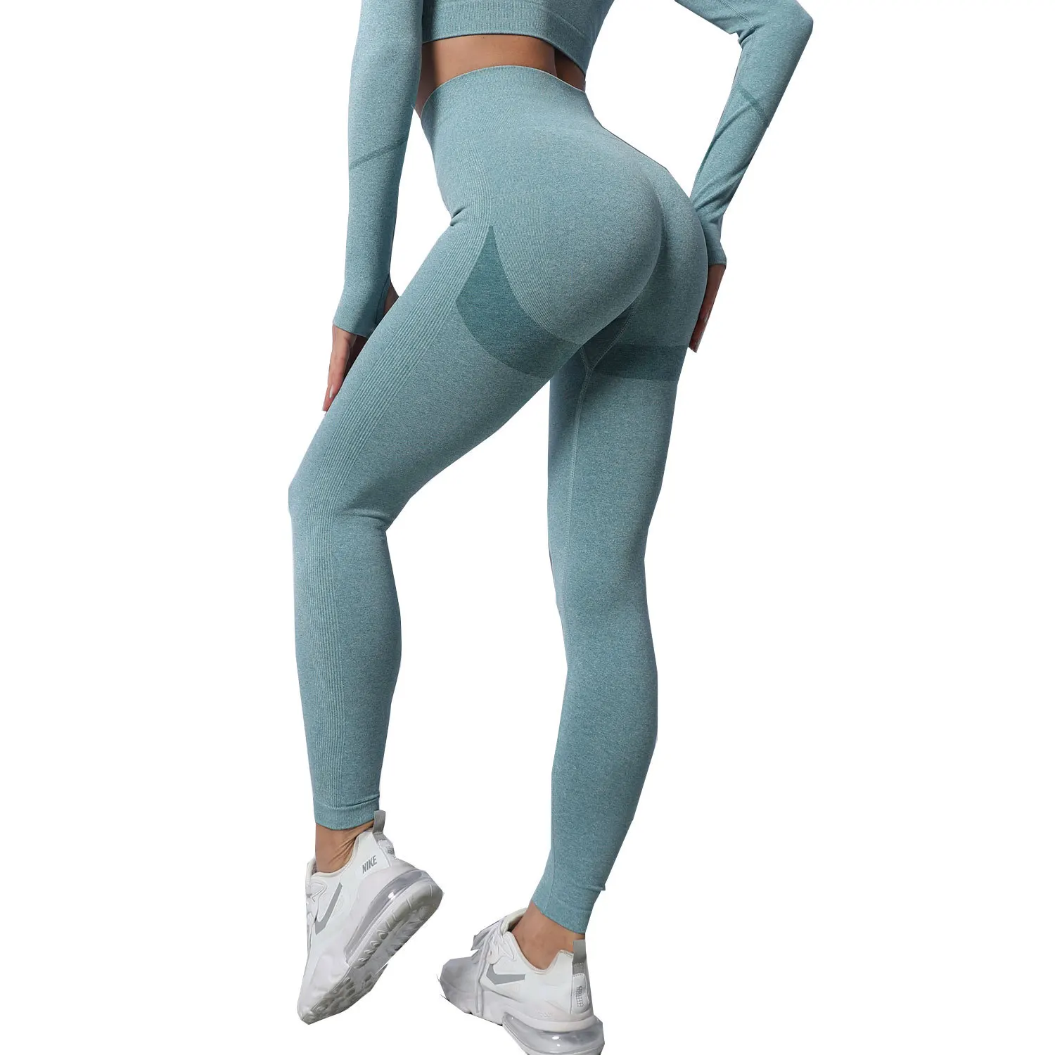 

2021 Seamless Yoga Pants Leggings for Fitness High Waist Tights Women Squat Proof Women's Sports Pants Gym Clothing Sportwear