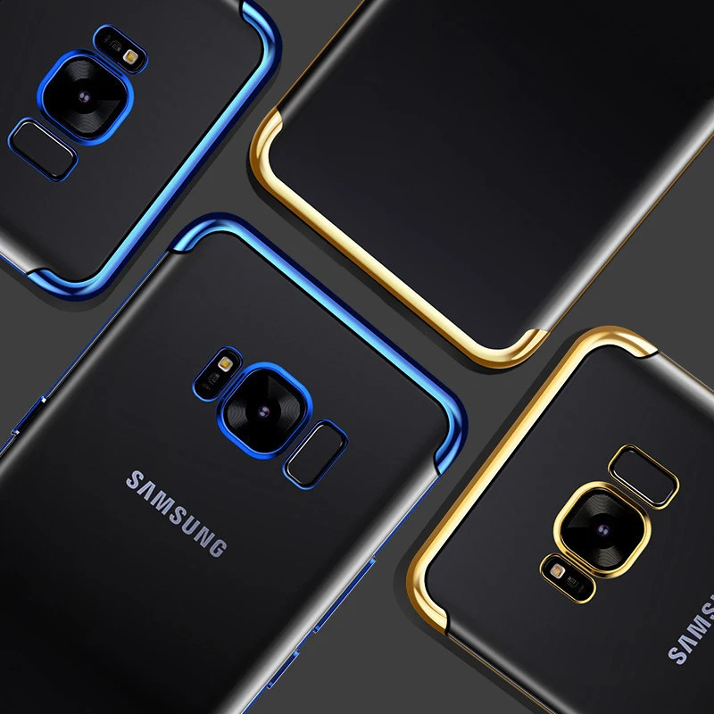 3 в 1 мягкий чехол для телефона Samsung Galaxy A7, чехол для Samsung A5 A3, чехол из ТПУ с покрытием для Samsung A6 A8 A9 Plus