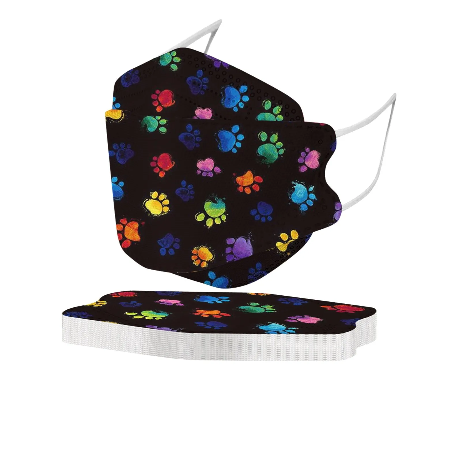 10 шт. 24 стиля маска для взрослых отпечаток коров бабочки полосатая леопардовая с