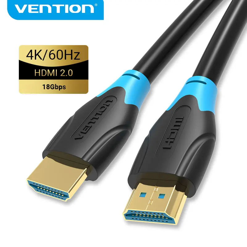 

Vention HDMI кабель 4K HD HDMI 2.0 кабель «Папа-папа» сплиттер для ТВ проектора ноутбука коммутатор позолоченный кабель HDMI-совместимый