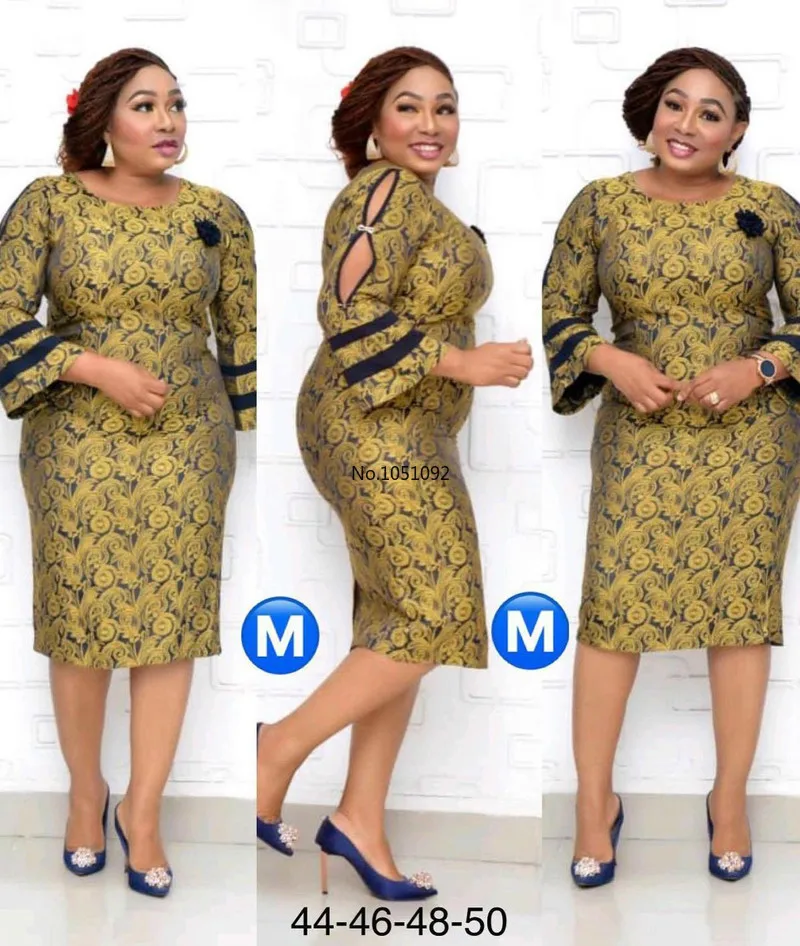 6XL платья больших размеров африканская одежда женская Осеннее облегающее платье