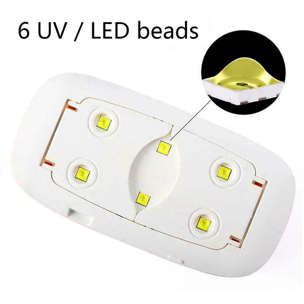 УФ-лампа для сушки гель-лака ногтей 9 светодиодов | Освещение