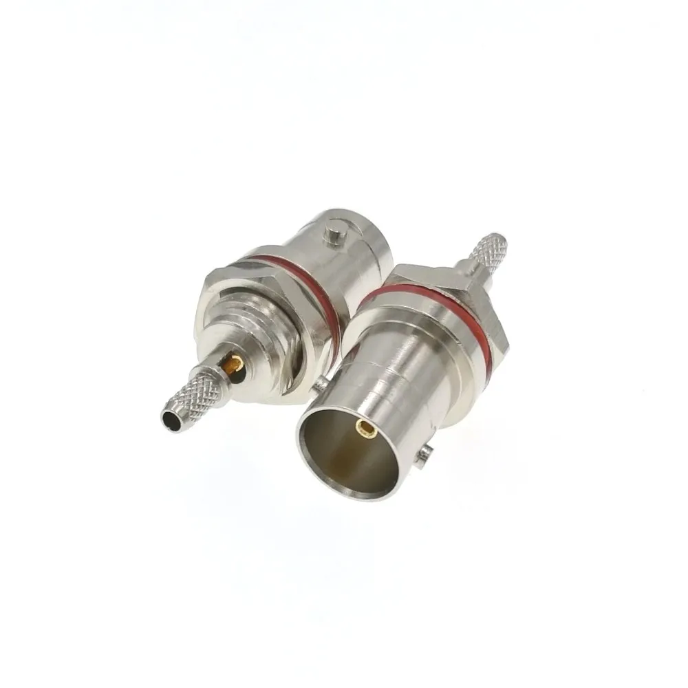 Разъем BNC с внутренней перегородкой обжимное уплотнительное кольцо RG179 RG316 RG174