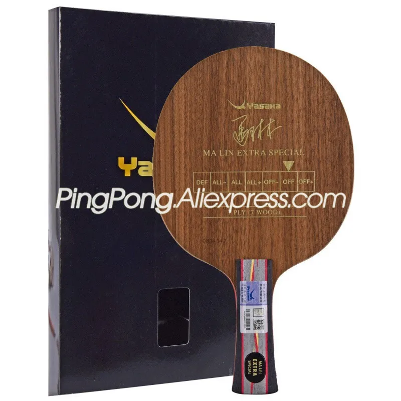 Специальное лезвие для настольного тенниса YASAKA MA LIN 7 ply Wood OFF оригинальная ракетка