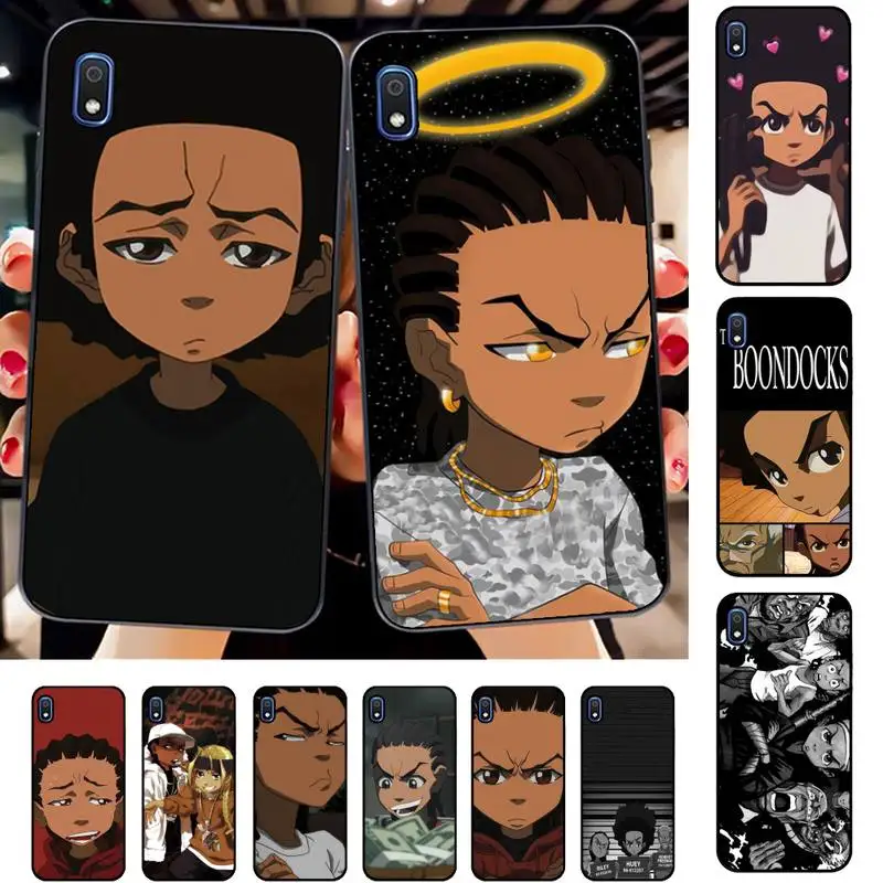 

FHNBLJ The Boondocks Phone Case for Samsung A51 01 50 71 21S 70 31 40 30 10 20 S E 11 91 A7 A8 2018