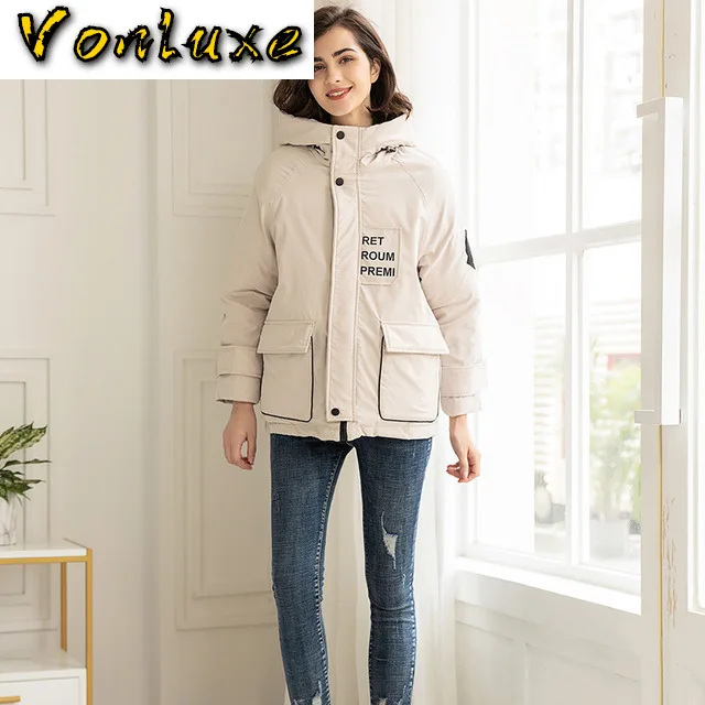 Парка женская куртки плотные теплые пальто с капюшоном Женская Повседневная